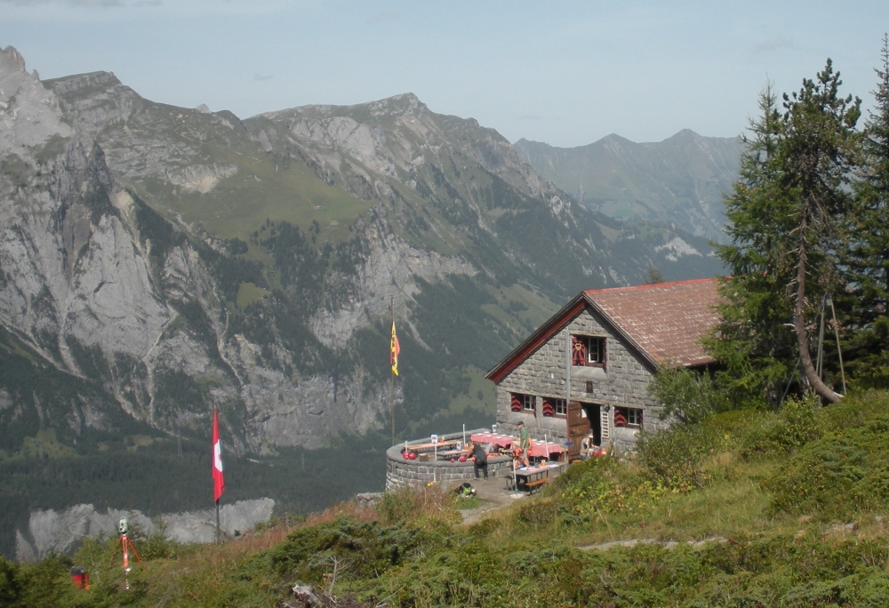 Doldenhornhütte Vogelperspektive