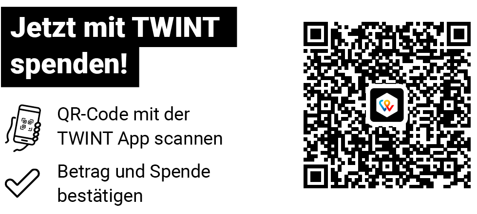 QR Code für Spenden mit Twint